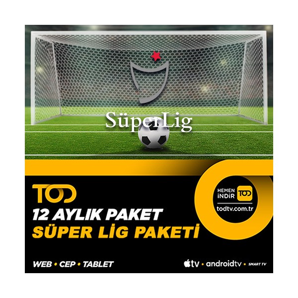 TOD 12 Aylık Süper Lig Paketi - (Web + Cep + Tablet + Smart TV) Televizyonlar Fiyatı