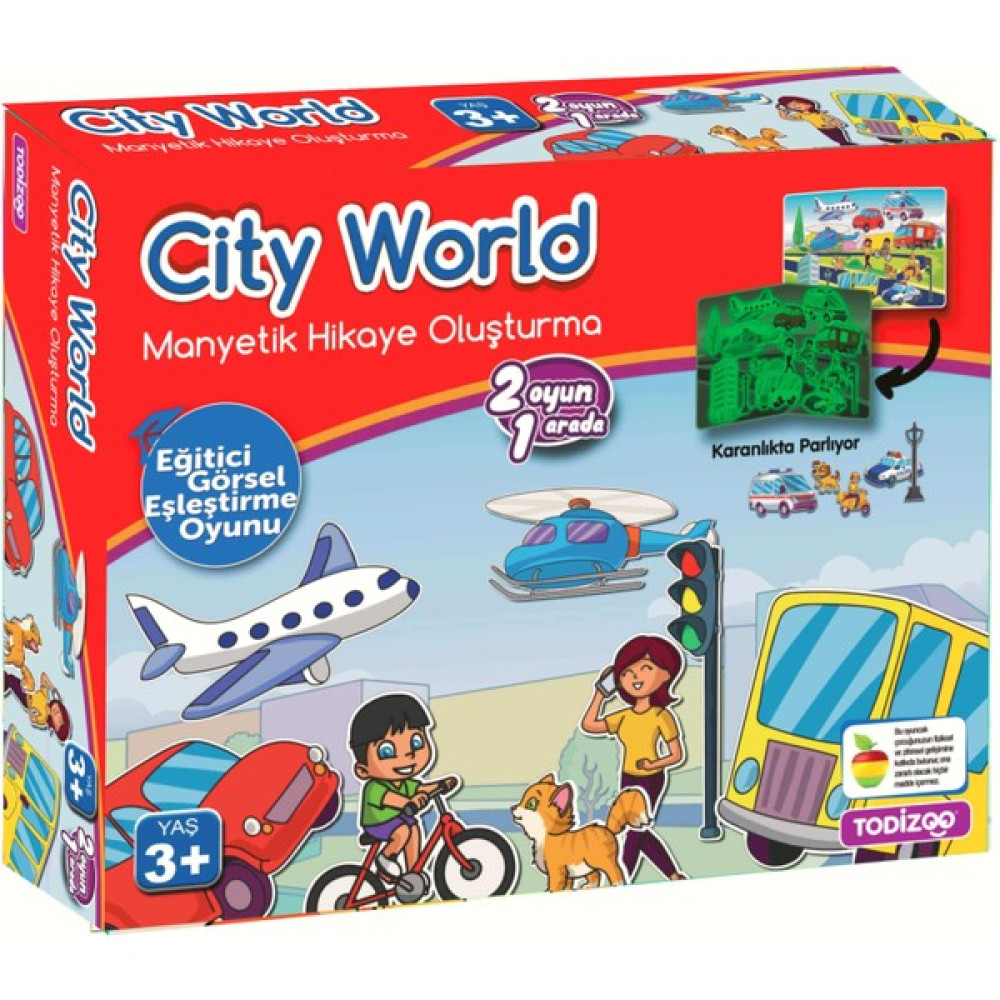 Todizoo City World Manyetik Hikaye Oluşturma - Renkli Eğitici Oyuncak Fiyatı