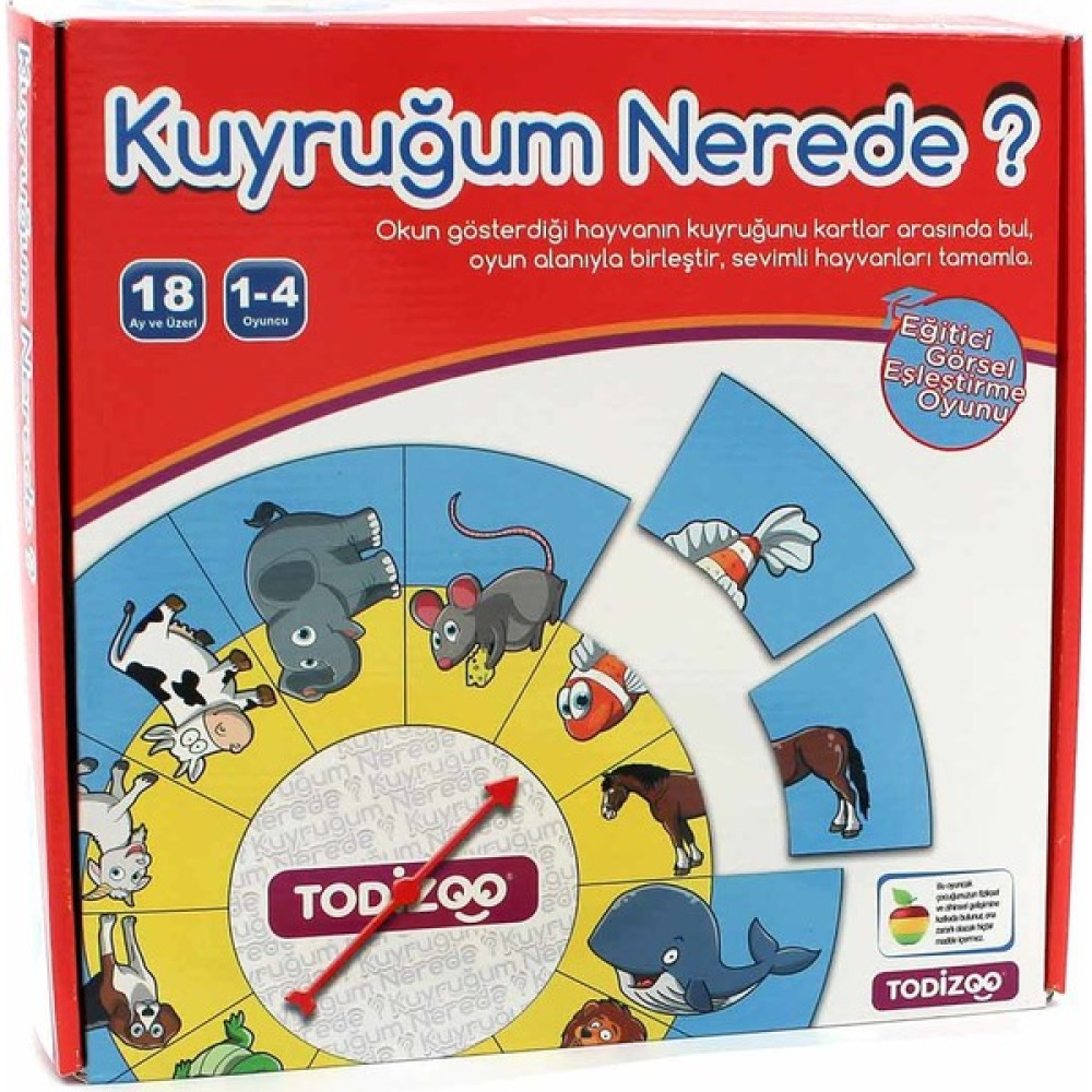 Todizoo Kuyruğum Nerede? Çocuk Oyuncağı Fiyatı