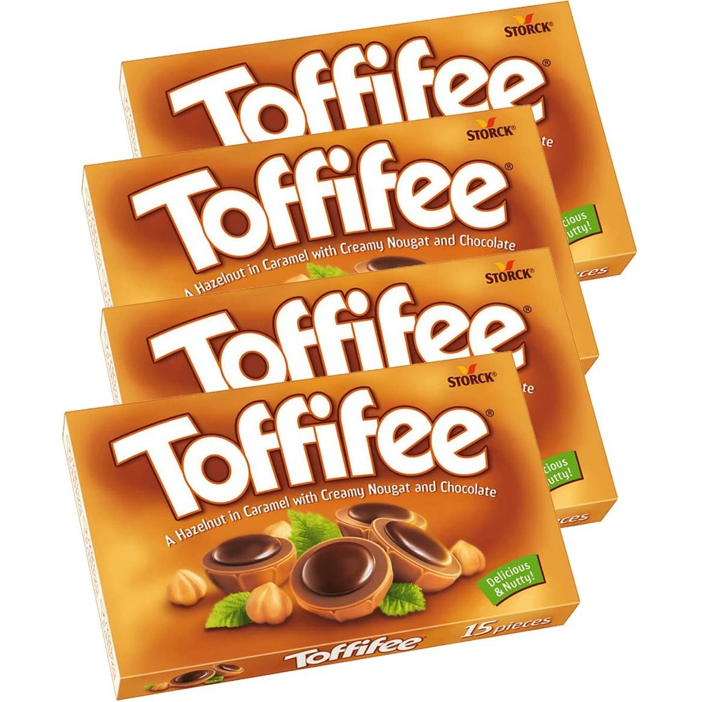 Toffifee Karamelli Çikolata 125 gr x 4 Fındık İçeren Tatlı Atıştırmalık Diğer Fiyatı