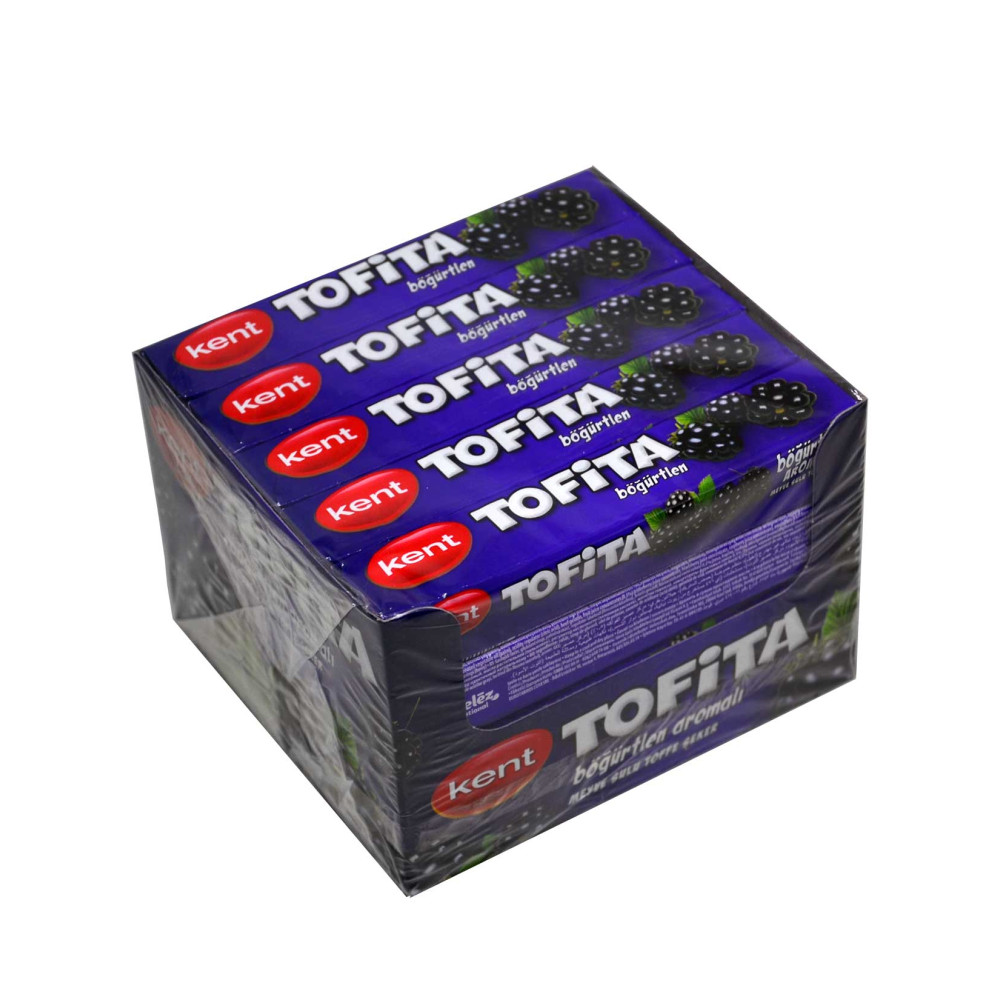 Tofita Şeker 47 gr 20'li Paket Böğürtlen Aromalı Şekerleme Sakız Fiyatı