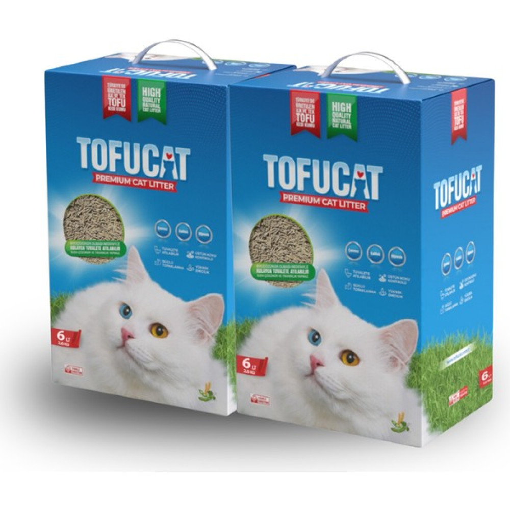 Tofucat 12 Litre Fırsat Paketi (6 Litre x 2 Adet) Pelet Tofu Kedi Kumu Evcil Hayvan Ürünleri Fiyatı