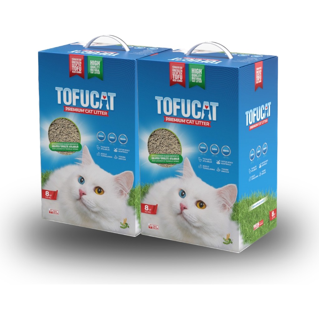 Tofucat 16 Litre Fırsat Paketi (8 Litre x 2 Adet) Pelet Tofu Kedi Kumu Evcil Hayvan Ürünleri Fiyatı