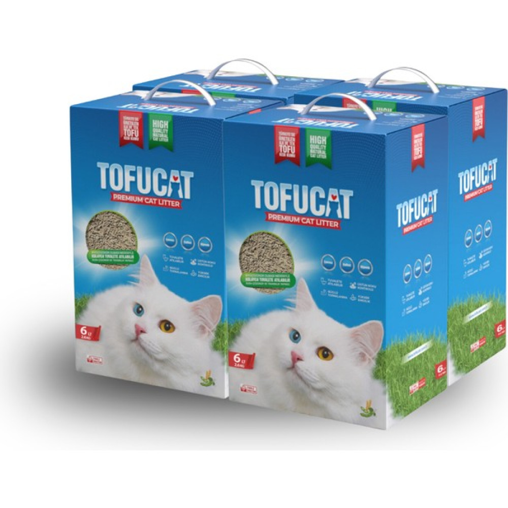 Tofucat 24 Litre Fırsat Paketi (6 Litre x 4 Adet) Pelet Tofu Kedi Kumu Evcil Hayvan Ürünleri Fiyatı