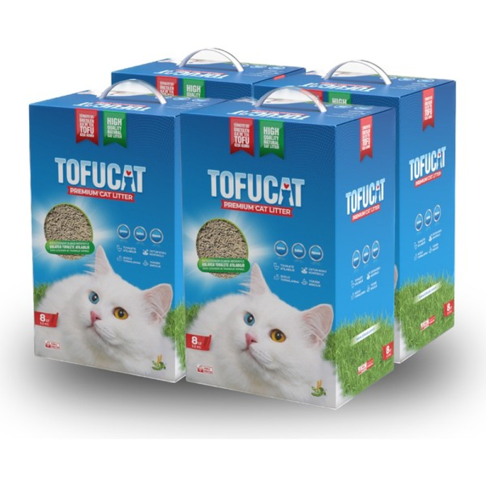 Tofucat 32 Litre Fırsat Paketi (8 Litre x 4 Adet) Pelet Tofu Kedi Kumu Evcil Hayvan Ürünleri Fiyatı