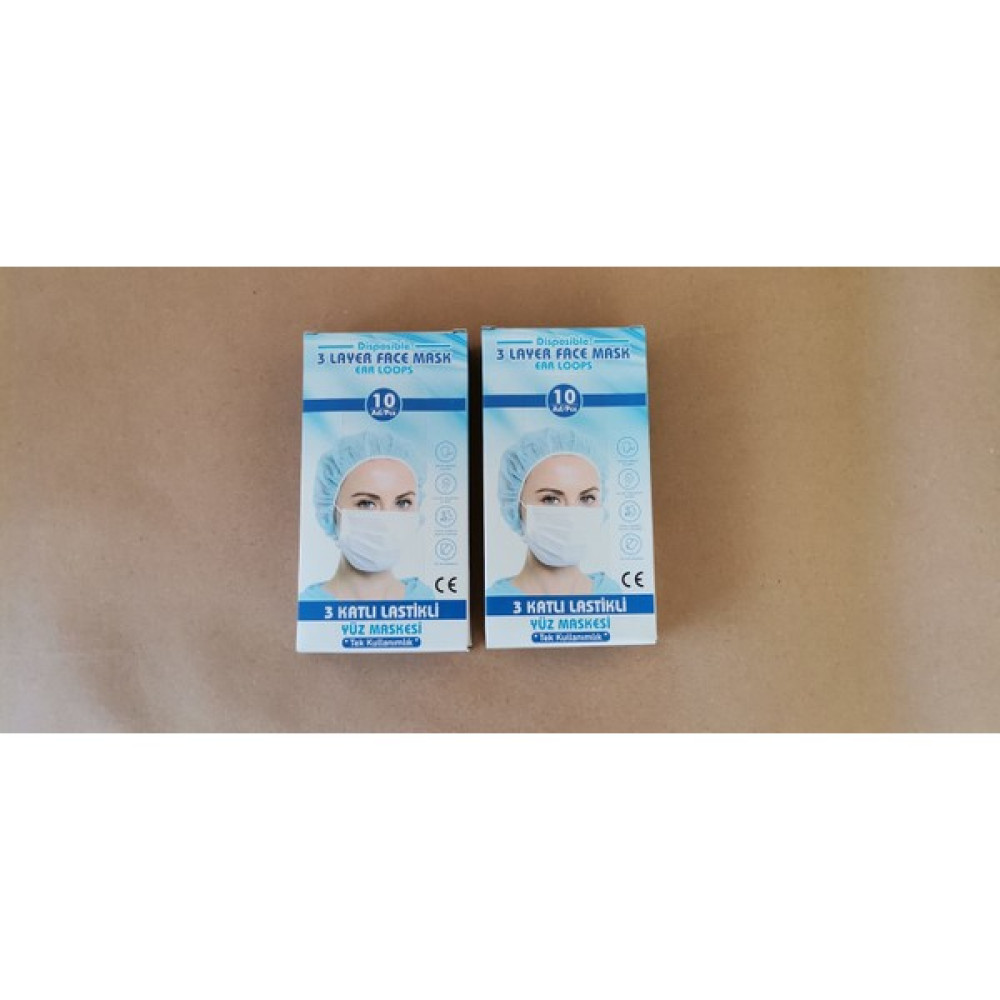 Toggo 3 Katlı Maske 20'li 2 Kutu Burun Telli Oto Boyaları Fiyatı