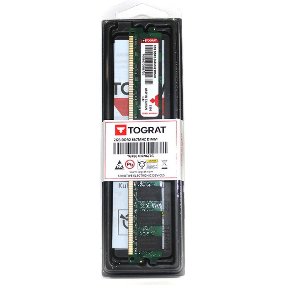 Tograt TGR667D2N6/2G 2gb 667MHZ Ddr2 Ram (Amd ve Intel İşlemcilerle Uyumlu) RAM Bellekler Fiyatı