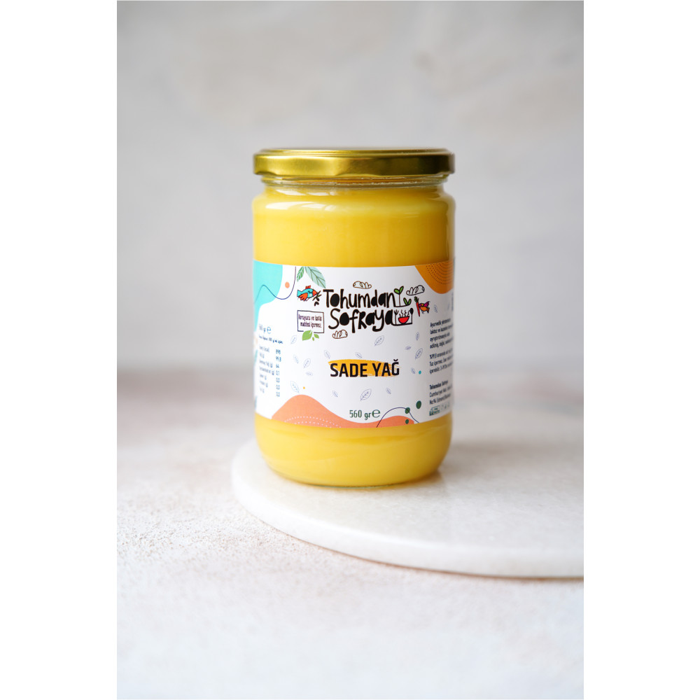 tohumdan sofraya Kazdağlarından 560 Gr Sade Yağ Ghee Tereyağ ve Margarin Fiyatı