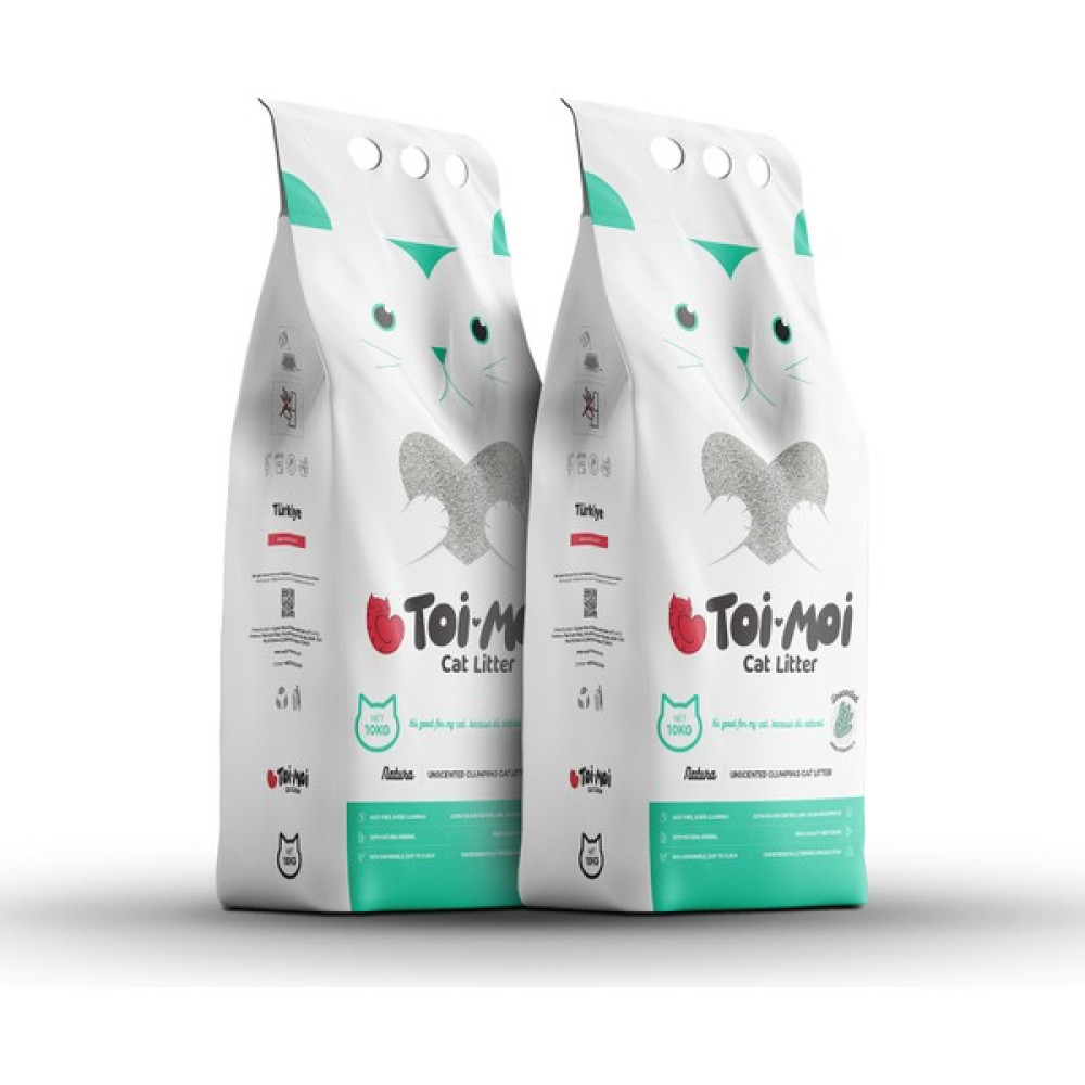 Toi Moi 2’li Avantajlı Paket - Kokusuz Sodyum Bentonit Kedi Kumu 2x10L Evcil Hayvan Ürünleri Fiyatı