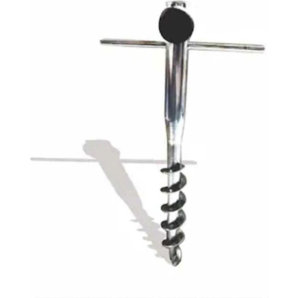 Tok Pazar Burgulu Metal Sıkma Aparatlı Plaj Şemsiye Kazığı 32 cm Bahçe Şemsiyesi Fiyatı