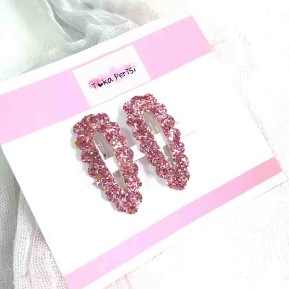 Toka Perisi Glitter Pırıltılı Çıtçıt Toka Toka, Taç & Saç Bandı Fiyatı