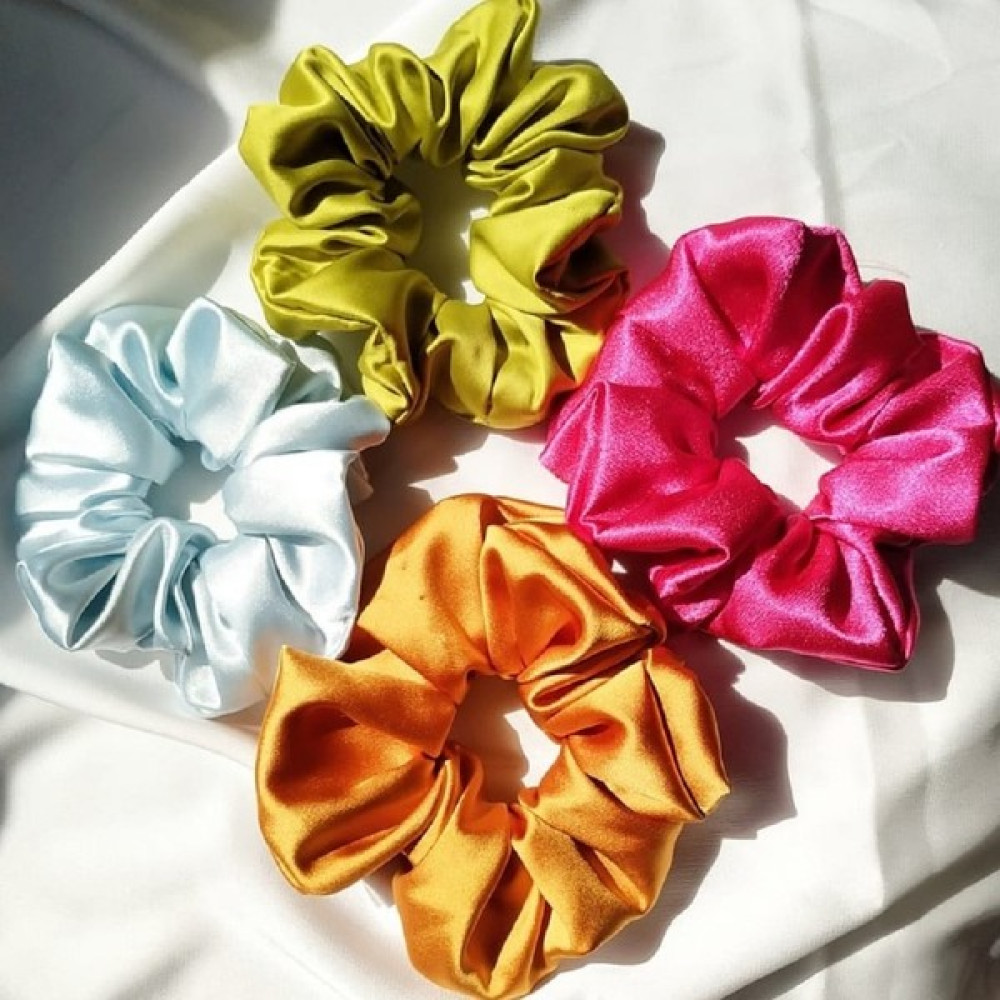 Tokalilya Kadın Saten Lastikli Simit Scrunchie Renkli Saç Toka SETI[15CM] LİL28 Toka, Taç & Saç Bandı Fiyatı