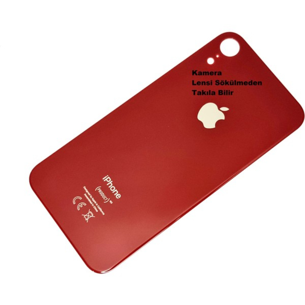 Tokgöz Iphone Xr Arka Pil Batarya Kapağı (Cam) Kırmızı Cep Telefonu Aksesuarı Fiyatı