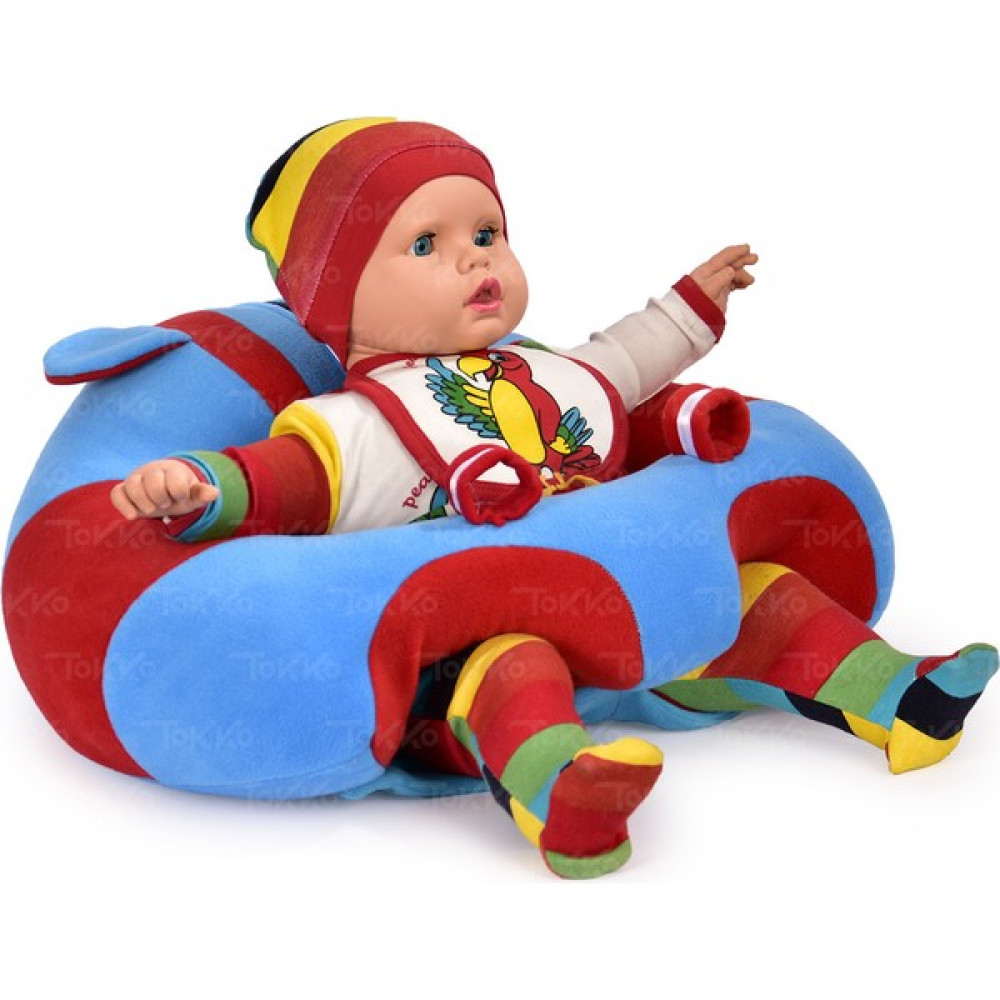 TOKKO Bebek Bebe Yatmaz Oturma Destek Minderi - Bebek Koltuğu - Büyük Bebek Oturağı Bebeyatmaz Bordo Mavi - Büyük Boy Bebek Güvenlik Fiyatı