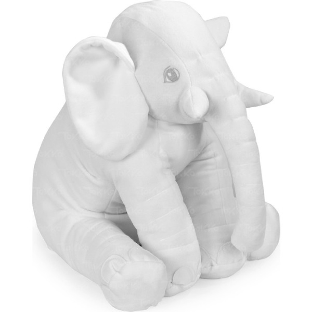 TOKKO Xl Dev Boy 60 cm Fil Uyku Arkadaşım- Uyku Fili- Peluş Yumuşak Fil- Oturma Desteği Bebek Fili Beyaz Bebek Oyuncakları Fiyatı