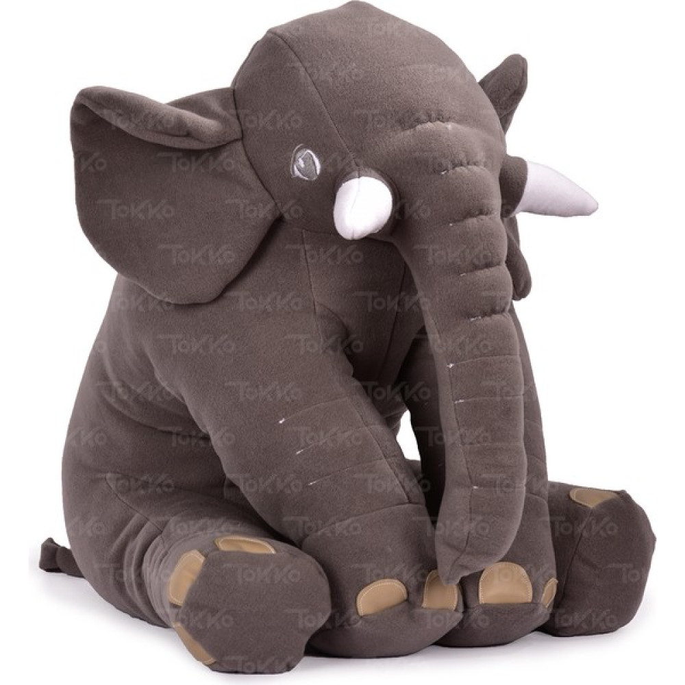 TOKKO Xl Dev Boy 60 cm Fil Uyku Arkadaşım- Uyku Fili- Peluş Yumuşak Fil- Oturma Desteği Bebek Fili Gri Bebek Oyuncakları Fiyatı