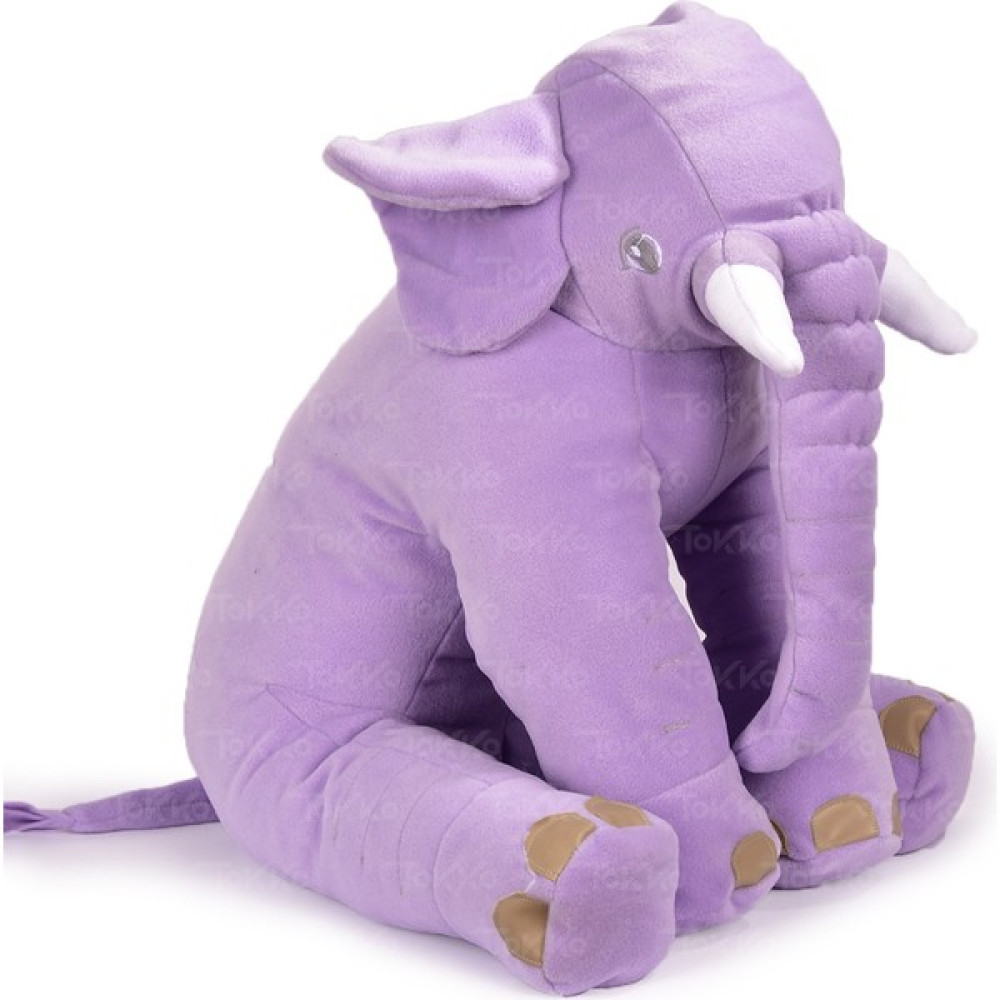 TOKKO Xl Dev Boy 60 cm Fil Uyku Arkadaşım- Uyku Fili- Peluş Yumuşak Fil- Oturma Desteği Bebek Fili Lila Bebek Oyuncakları Fiyatı