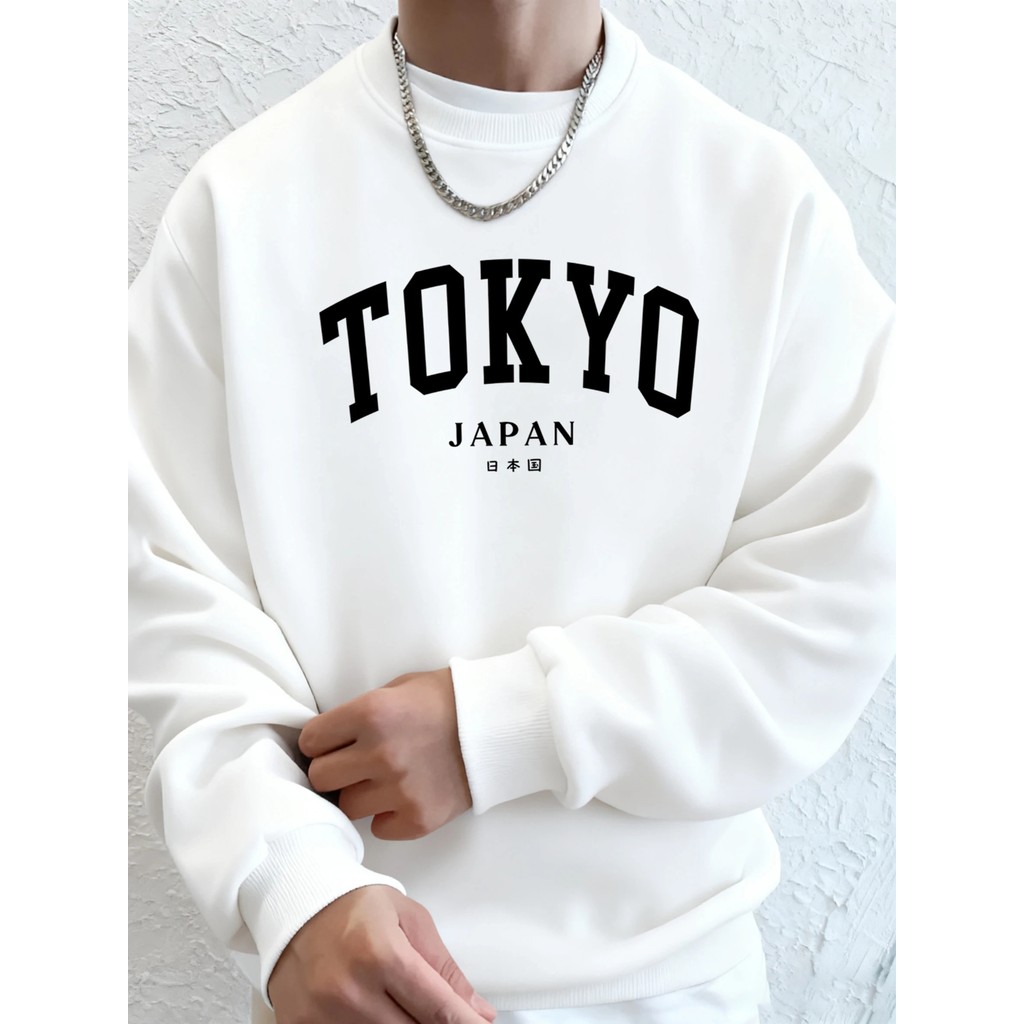 Tokyo Japonya Mektup Baskılı Kapüşonlu Üstler Erkek Yumuşak Moda Giysileri Spor Polar Sokak G Erkek Sweatshirt Fiyatı