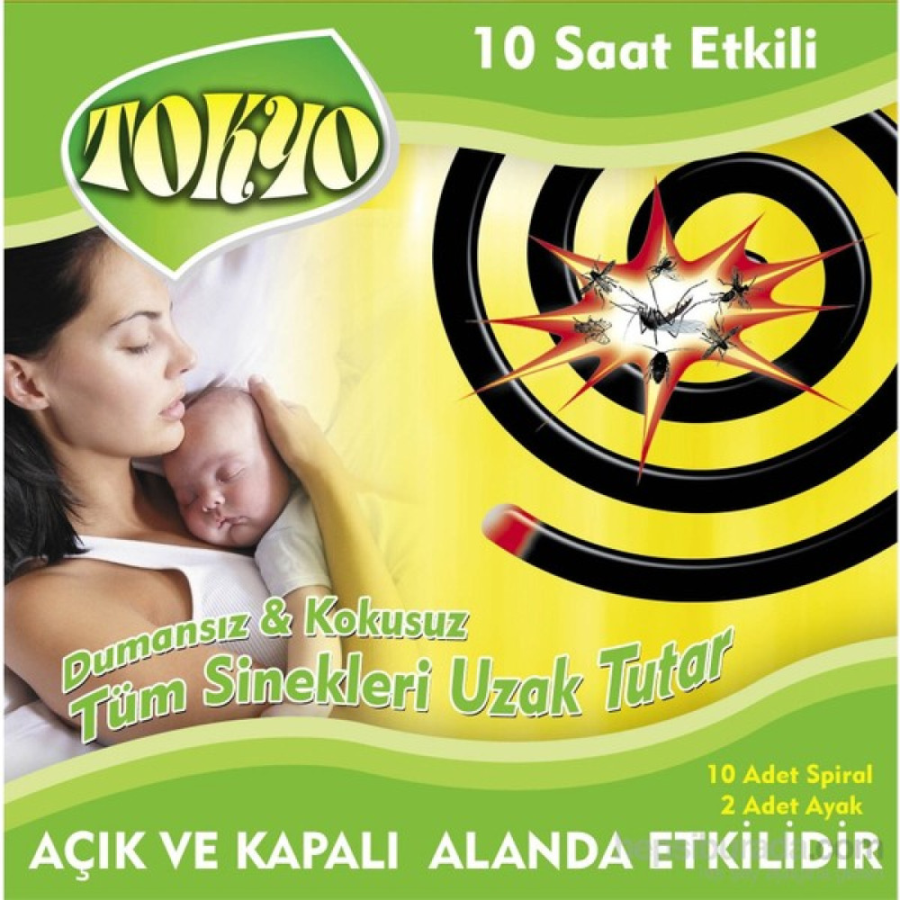 Tokyo Kokusuz Dumansız Sinek Kaçıran Sinek Öldürücü Spiral Haşere Sivrisinek Kovucu Sinek-Kene-Haşere Kovucu Fiyatı