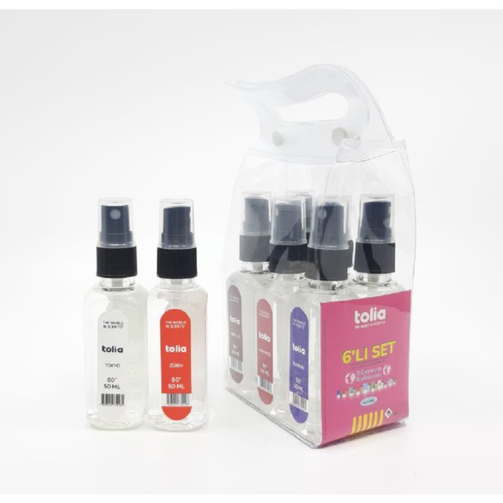 Tolia Dünya Kokuları Karma 6lı Set 6*50 ml Oto Boyaları Fiyatı