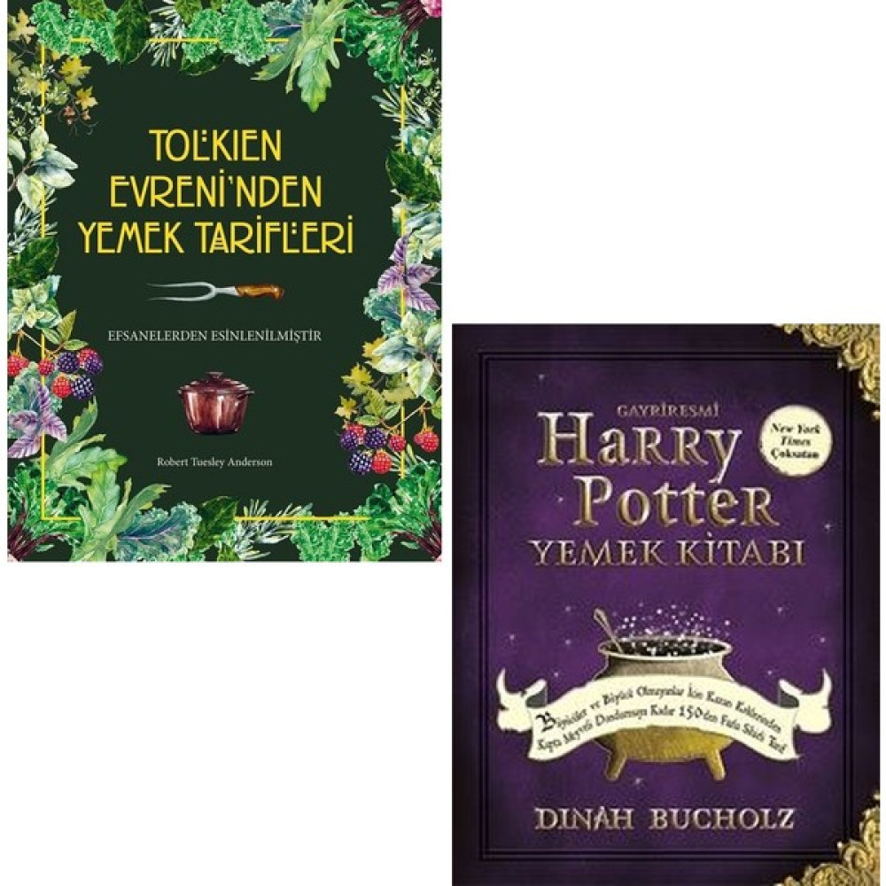 Tolkien Evreninden Yemek Tarifleri + Harry Potter Yemek Kitabı 2'li Set (Ciltli) Bilim Kurgu & Fantastik Fiyatı