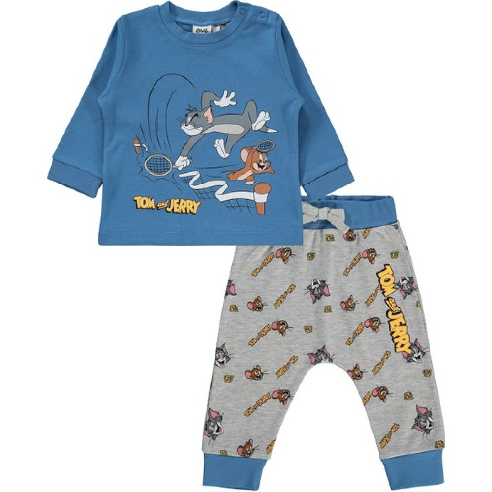 Tom And Jerry Bebek Takım 6-18 Ay Açık Indigo Bebek Giysi Takım Fiyatı