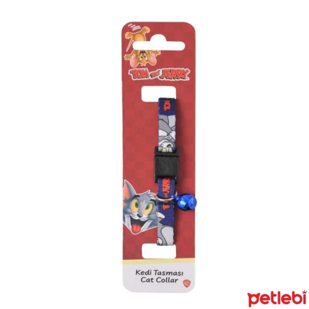 Tom and Jerry® Figürlü ve Yazılı Kedi Boyun Tasması 20-30cm (Lacivert) Evcil Hayvan Ürünleri Fiyatı