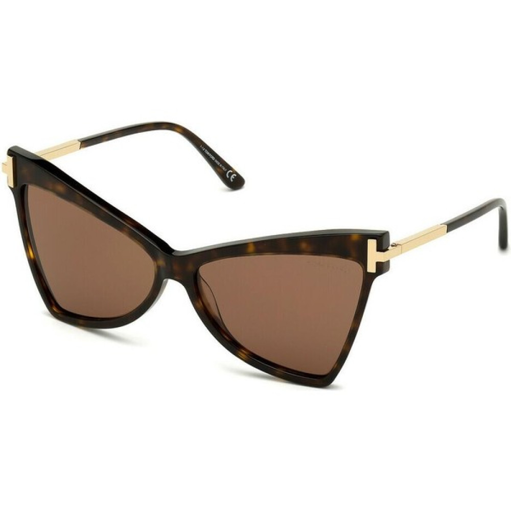 Tom Ford FT0767 52E 61-14 135 Güneş Gözlüğü - Leopar Kadın Güneş Gözlükleri Fiyatı