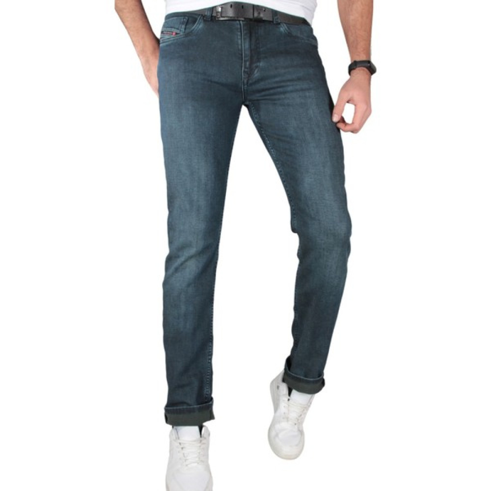 Tom Free Denim Giyim Erkek Örmek Likralı Rahat Kalıp Kot Pantolon Erkek Pantolon Fiyatı