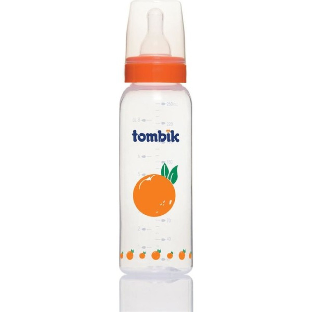 Tombik Meyve Desenli PP Biberon 250 ML (%0 BPA) / Portakal Biberon Fiyatı