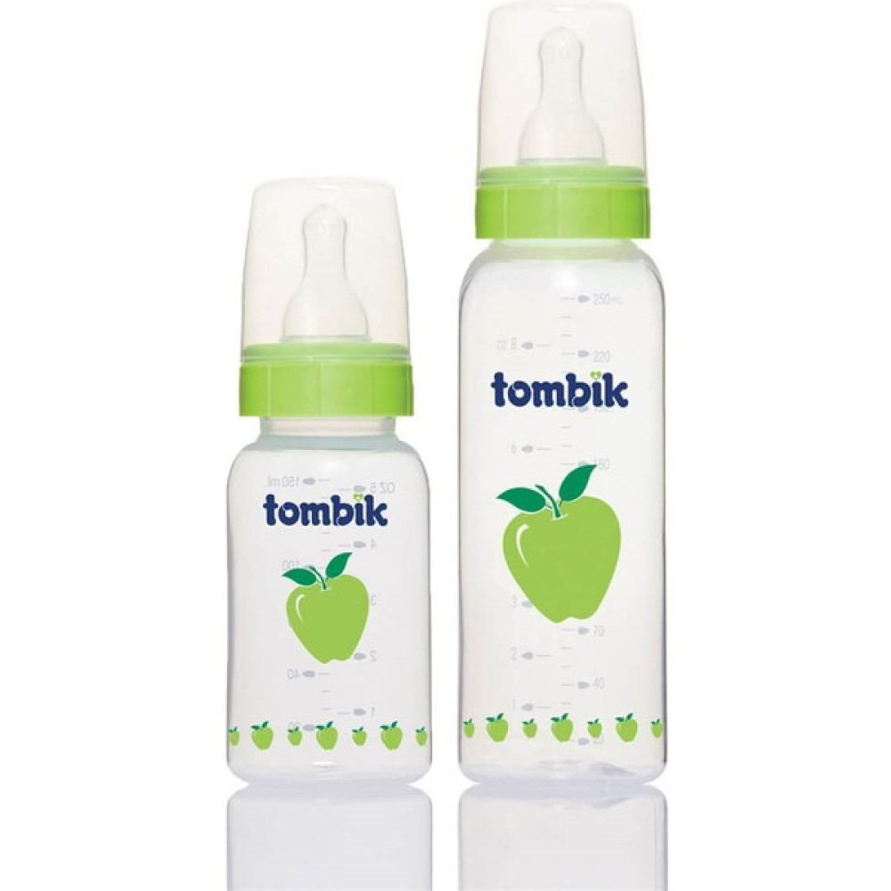 Tombik Meyve Serisi İkili Pp Biberon Seti 150 ml + 250 ml / Elma - Yeşil Biberon Fiyatı