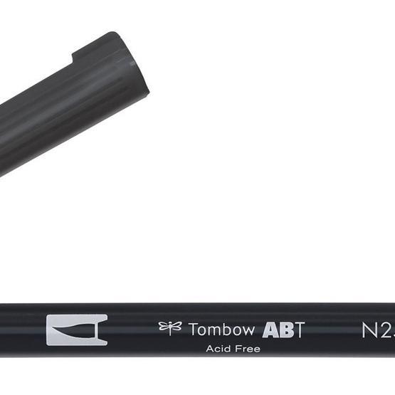 Tombow Dual Brush Pen N25 Lamp Black Grafik Çizim Kalemi
