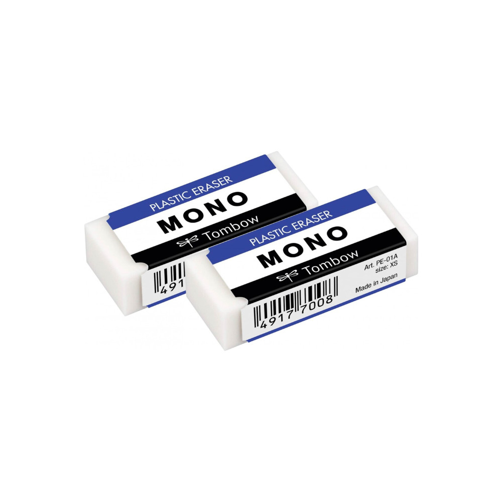 Tombow Mono 17x11x43mm 2 Adet Beyaz Silgi Paketli Silgi Fiyatı