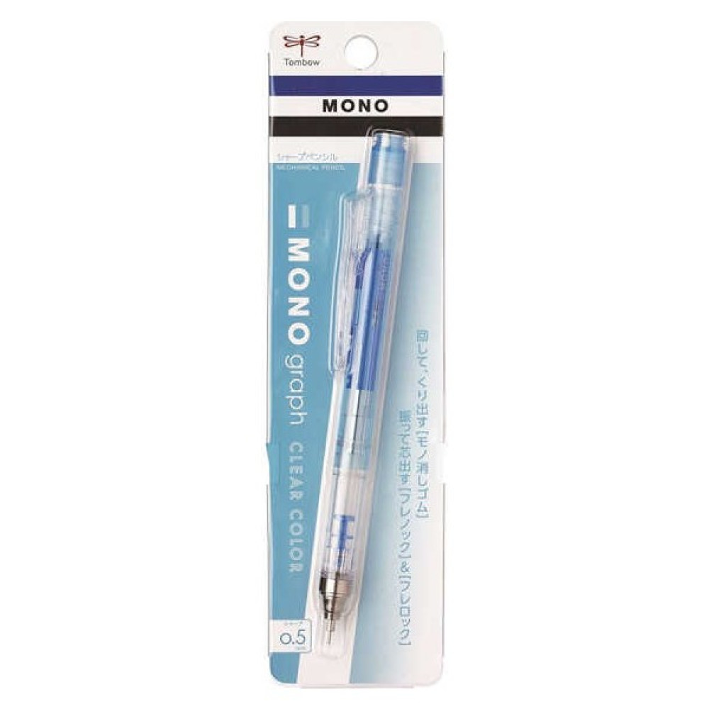 Tombow Mono Graph Versatil Kalem 0.5 MM Şeffaf Mavi Oto Boyaları Fiyatı