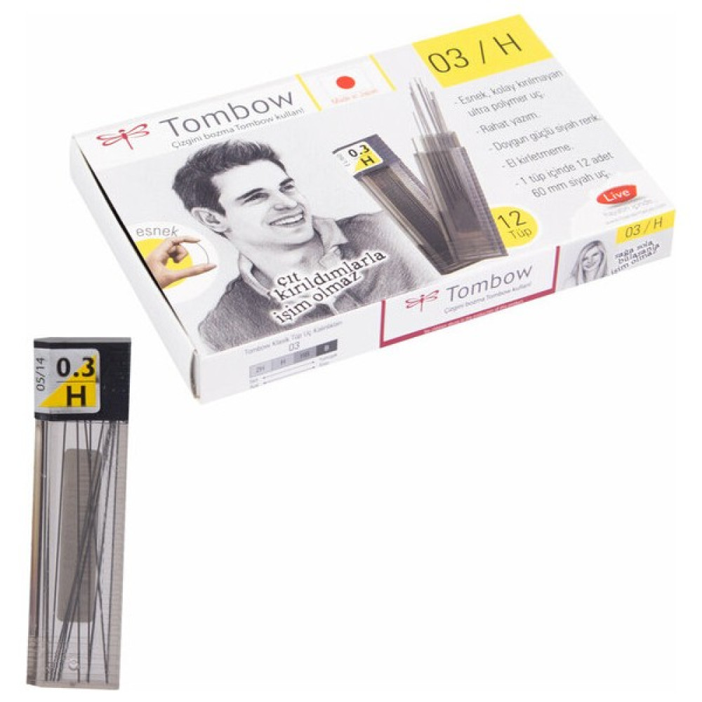 Tombow Mono Lead Kalem Ucu Classic 0.3 H 12 Adet Oto Boyaları Fiyatı