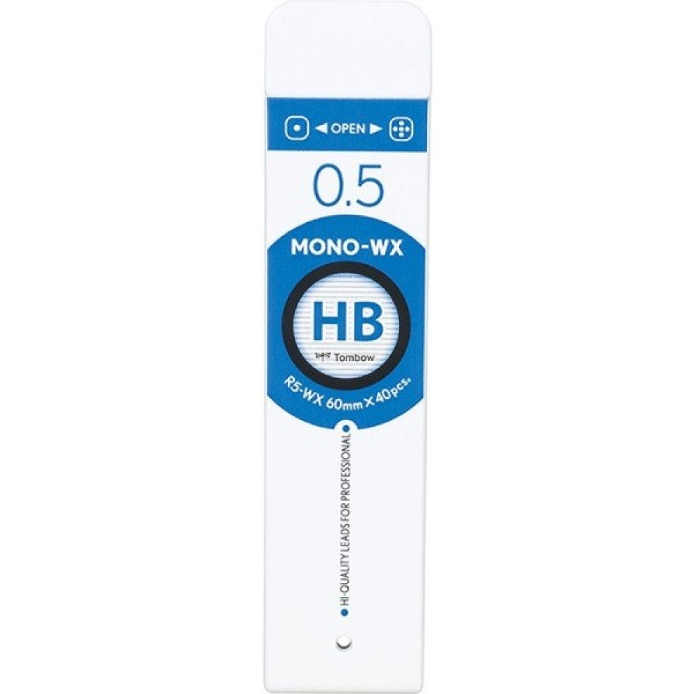 Tombow Mono-Wx Profesyonel Uç 0,5 mm 40 Uç/tüp (Hb) - Renkli Kurşun Kalem Ucu (Min) Fiyatı