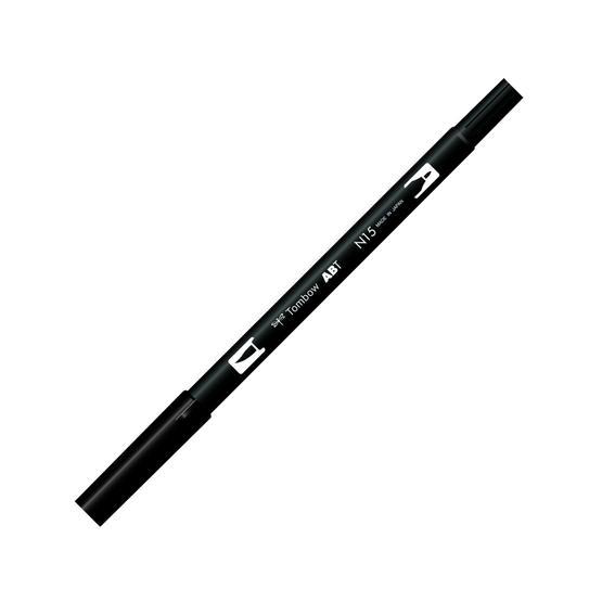 Tombow N15 Black AB-T Dual Brush Grafik Kalemi