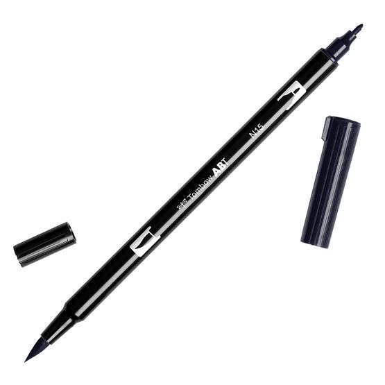 Tombow N15 Black AB-T Dual Brush Grafik Kalemi