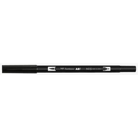 Tombow N15 Black AB-T Dual Brush Grafik Kalemi