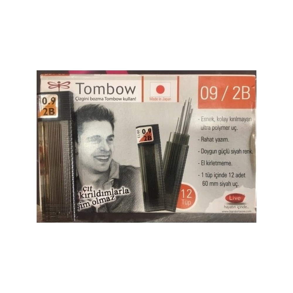 Tombow Tombow 09-2B Kalem Ucu 12Li Kurşun Kalem Ucu (Min) Fiyatı