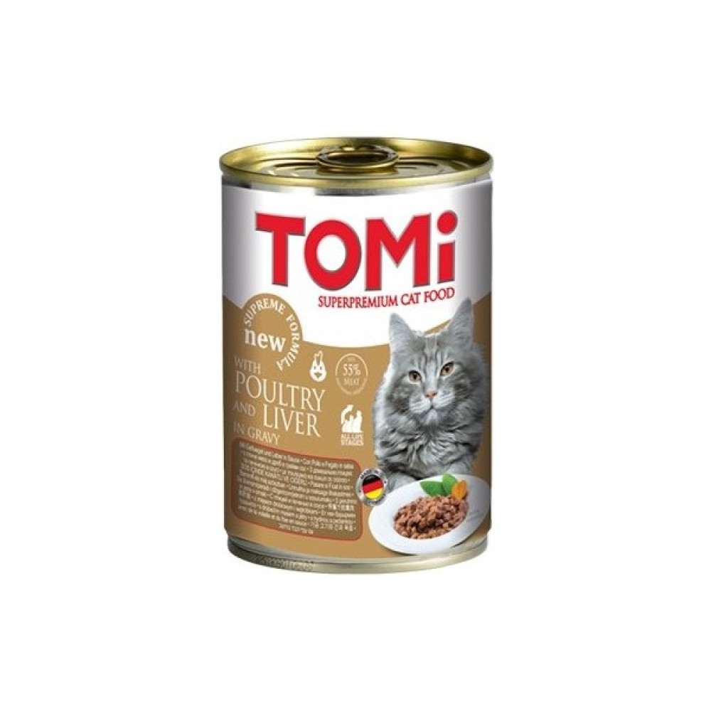 Tomi Kanatlı Eti ve Ciğerli Kedi Konservesi 400 gr Evcil Hayvan Ürünleri Fiyatı
