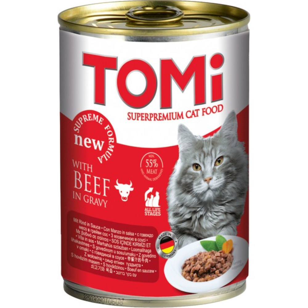Tomi Sığır Etli Yetişkin Kedi Konservesi 400 gr Evcil Hayvan Ürünleri Fiyatı