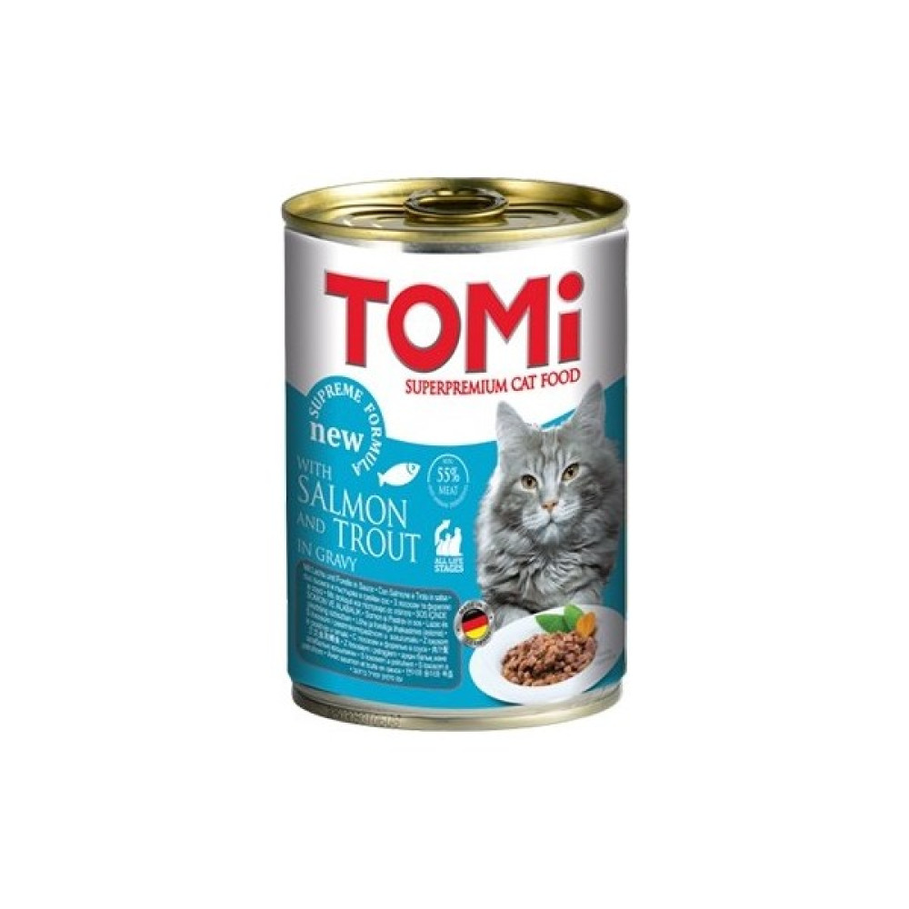 Tomi Somon ve Alabalıklı Kedi Konservesi 400 gr Evcil Hayvan Ürünleri Fiyatı
