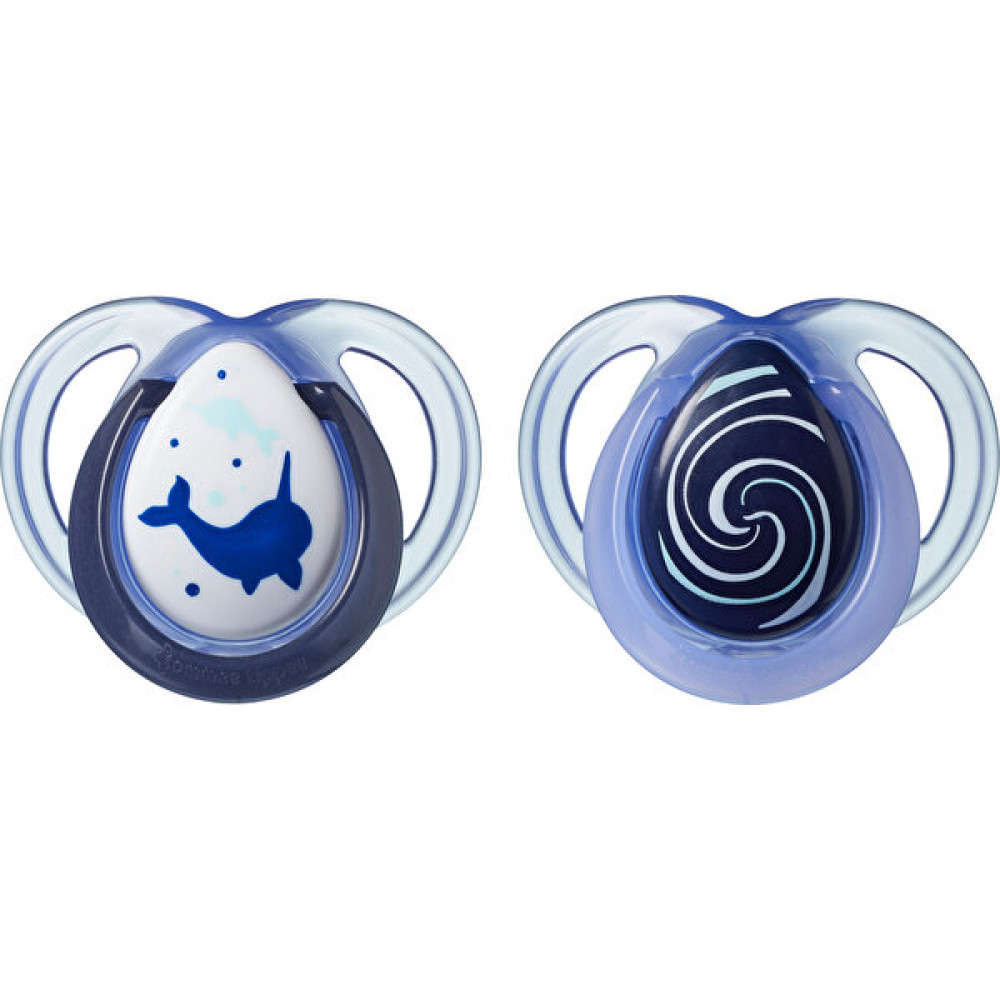 Tommee Tippee 2x Gece Emzik 0-6 Ay Lacivert - Renkli - 0 - 6 Ay Emzik Fiyatı