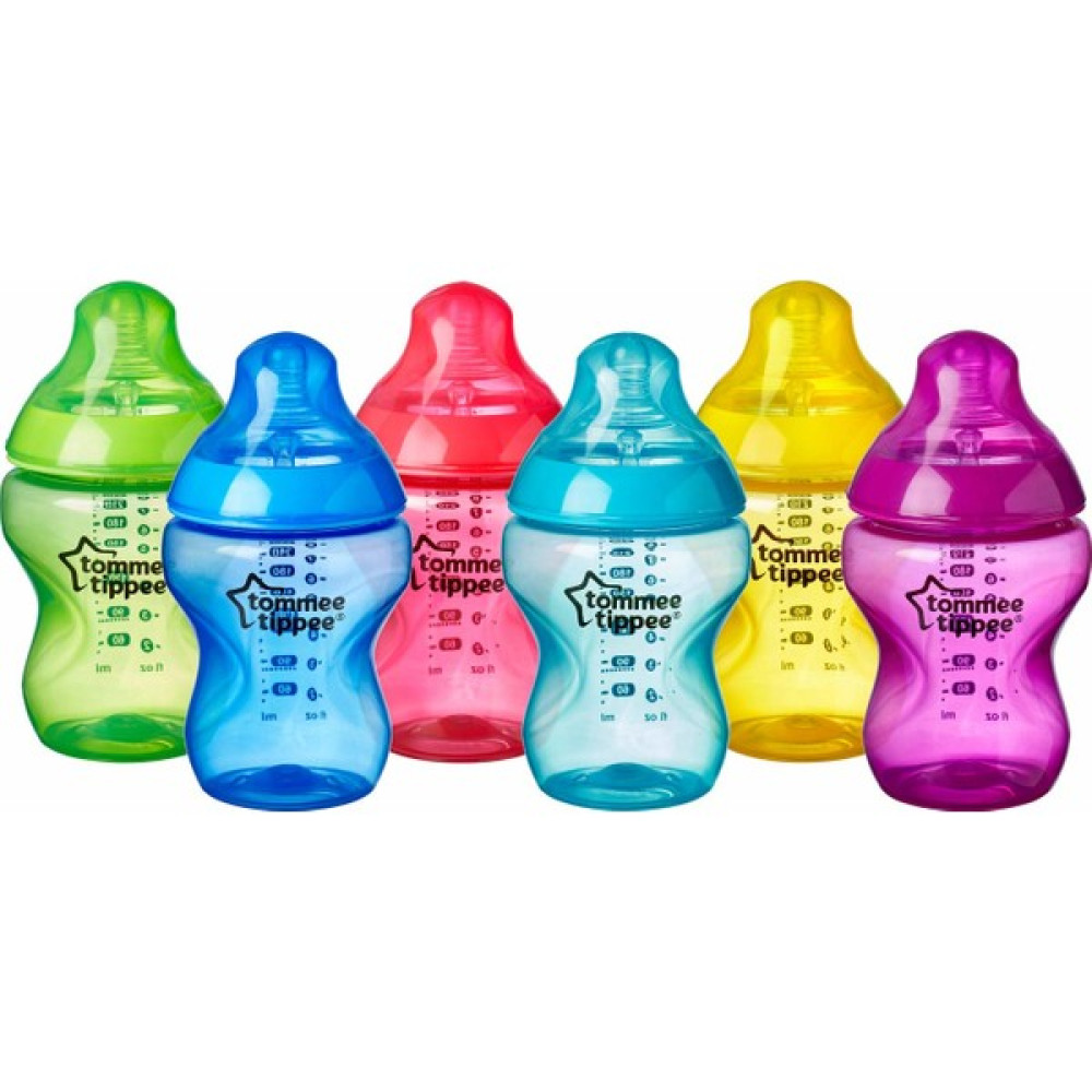 Tommee Tippee Closer To Nature Renkli Biberon (6'lı Paket) (Yurt Dışından) Biberon Fiyatı