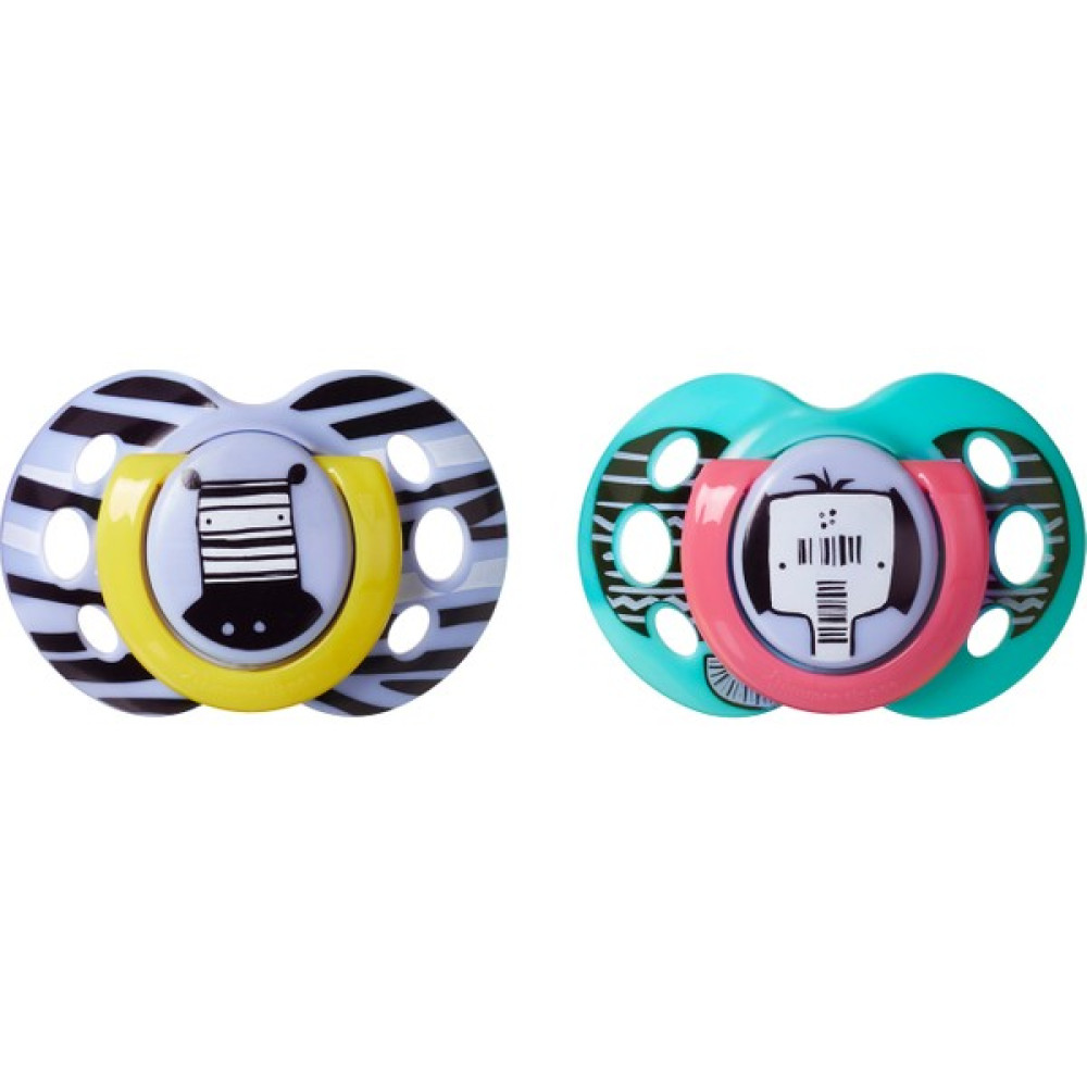 Tommee Tippee Fun Emzik Kız 18 - 36 ay 2'li - Desenli - 18+ Ay - Silikon Emzik Fiyatı