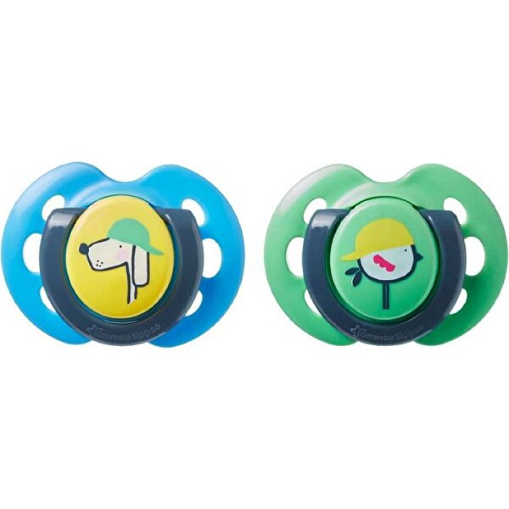 Tommee Tippee Fun Style 2'li Emzik 0-6 Ay 43335702 - 0 - 6 Ay - Mavi - Yeşil Emzik Fiyatı