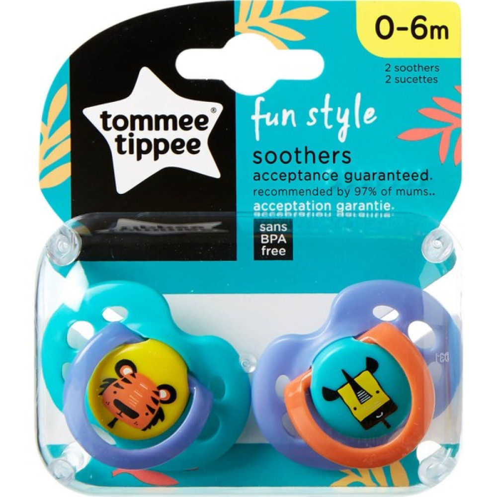 Tommee Tippee Fun Style Ortodontik Emzik 2'li 0-6 Ay - 0 - 6 Ay - Yeşil Emzik Fiyatı