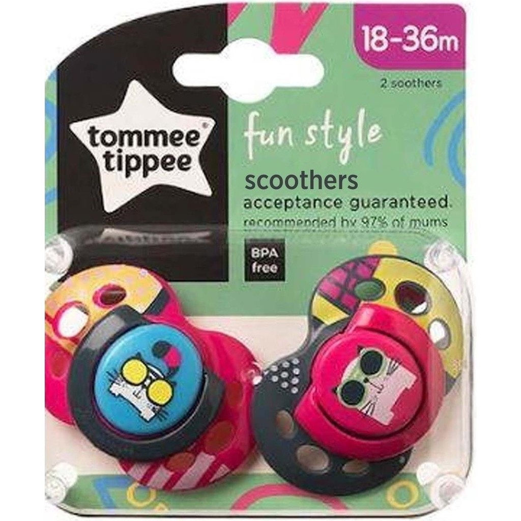 Tommee Tippee Fun Style Ortodontik Emzik 2'li 18-36 Ay Emzik Fiyatı