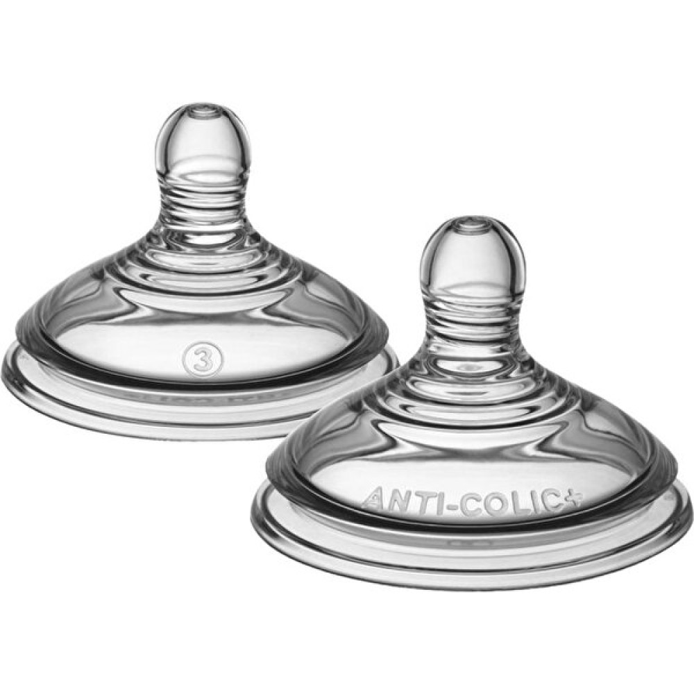 Tommee Tippee Gelişmiş Antikolik Biberon Emziği 2li Hızlı Akış - 6 Ay - Silikon Emzik Fiyatı